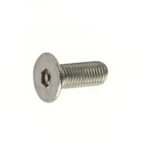 Hex screws flat pin in head