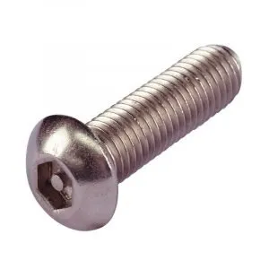 hex button screws pin in head