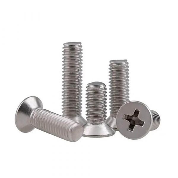 machine screws phillips flat head