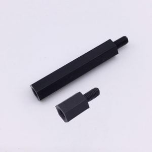 Screws Black plastic for PCB