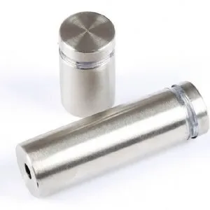 Stainless Steel Glass Standoffs Hardware Advertising Nail Silver