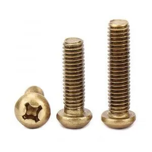 Brass machine screws