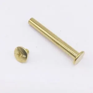 Chicago Screws Golden Nail Low Profile Binding Posts Dia 5 mm Length 5mm - 100mm