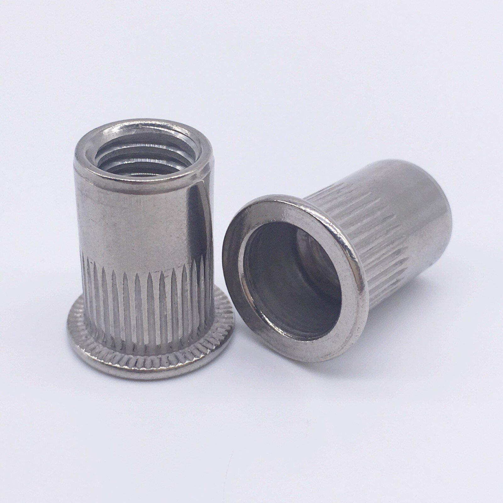 bringe handlingen Individualitet Tæller insekter Rivet Nuts Stainless Steel Threaded Inserts Nutserts Rivnut M3 M4 M5 M6 M8  M10 M12 - WKOOA