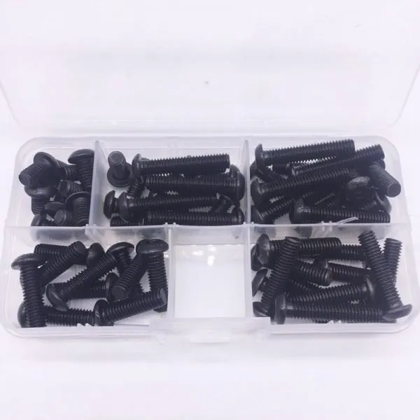 Screws Assortment boxes Button Head Cap Screws Alloy Steel Black M3 M4 M5 M6 - Image 3