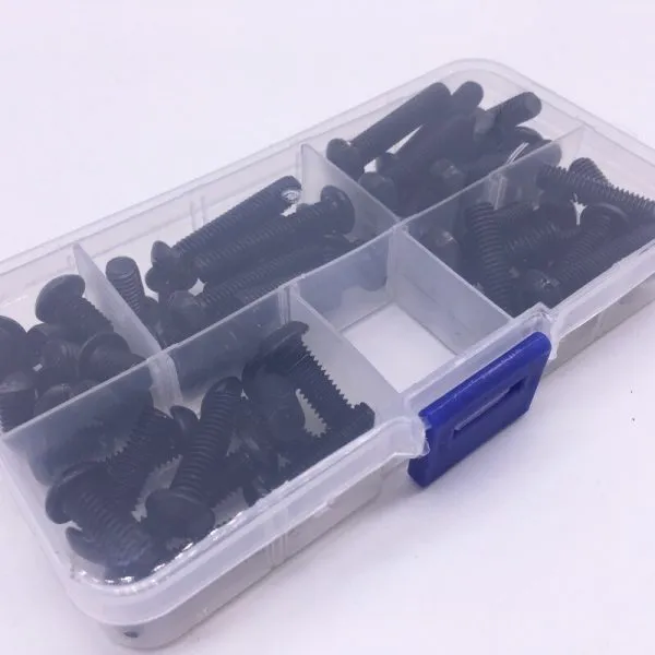 Screws Assortment boxes Button Head Cap Screws Alloy Steel Black M3 M4 M5 M6 - Image 4
