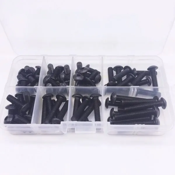 Screws Assortment boxes Button Head Cap Screws Alloy Steel Black M3 M4 M5 M6