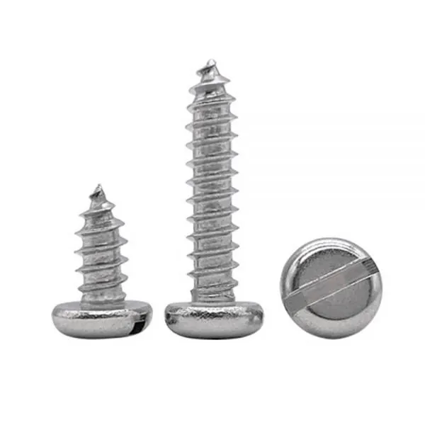 slotted self tapping screws stainless 316
