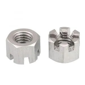 castle nuts stainless