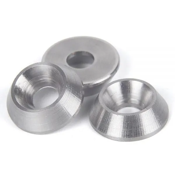 Stainless Finish Washers Countersunk Solid