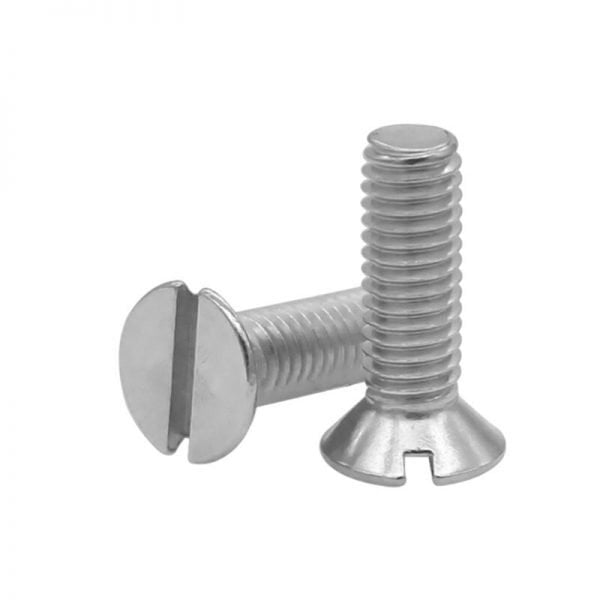 Slotted Screws Countersunk Flat Head Stainless Steel