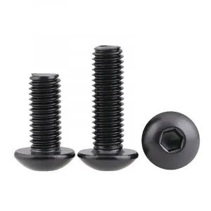 black stainless cap screws