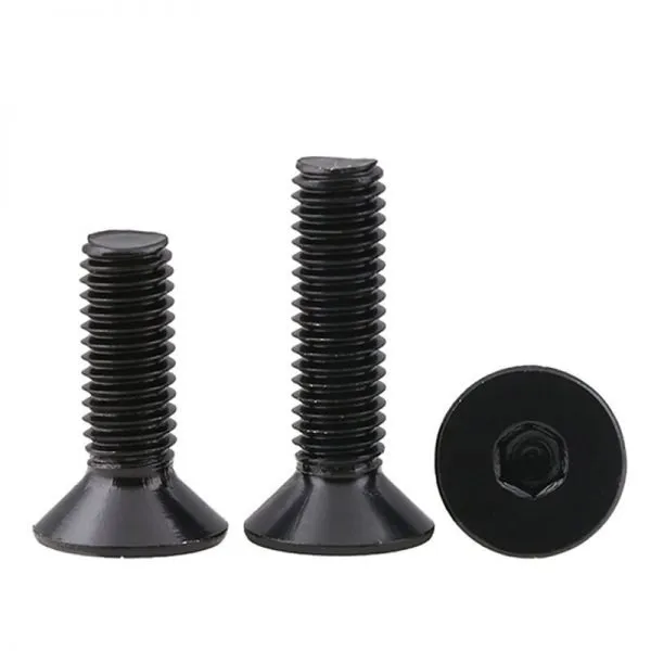 Black Stainless Steel 304 Flat Head Cap Screws