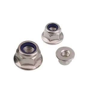 Stainless Steel 316 Nylon Lock Nuts Flange