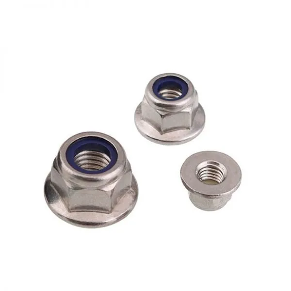Stainless Steel 316 Nylon Lock Nuts Flange