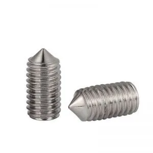 Stainless Steel 316 Set Screws Cone Point