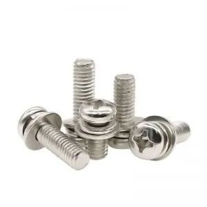 Steel SEMS Screws Pan Head