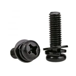 Black SEMS Screws