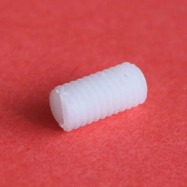 PVDF slotted set screws