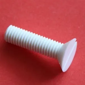 PP Screws Slotted Flat Head