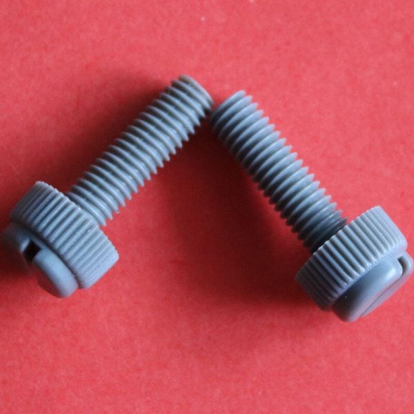 PVC Thumb Screws Knurl Head Slotted