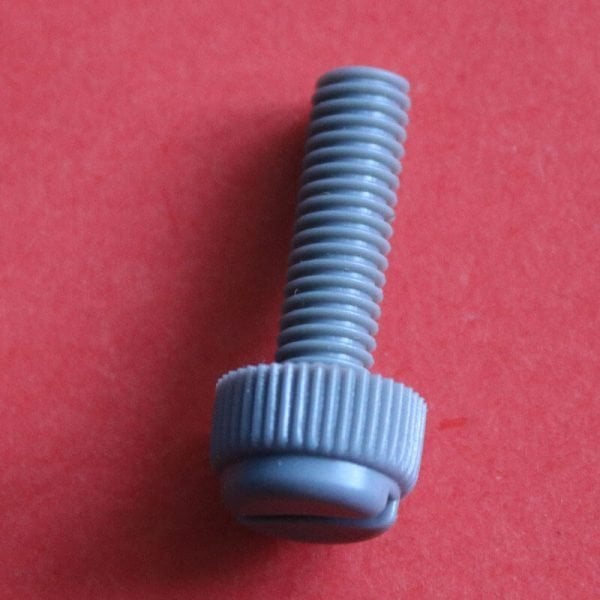 PVC Thumb Screws Knurl Head Slotted - Image 2