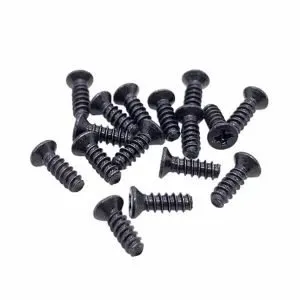 Black Stainless Self Tapping Screws with Flat End Point