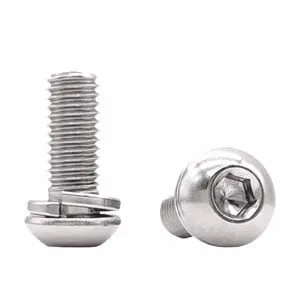 Button Head Screws with Spring washer Combine Stainless