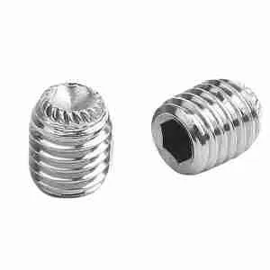 Anti-Slip Knurled Set Screws Hex Socket Cup Point Stainless Steel