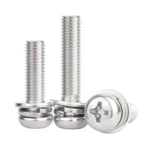 316 Stainless Steel SEMS Screws Pan Head Phillips Drive