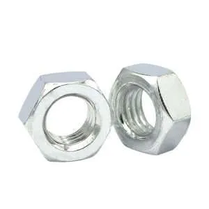 white zinc hex nuts grade 4.8